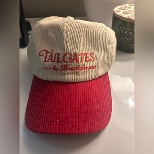 Red and Cream Tailgates & Touchdowns Cap